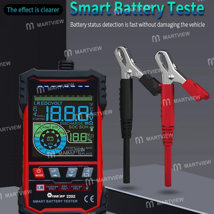 tooltop et2202-color-screen-auto-identification-voltage-car-storage-battery-tester-2