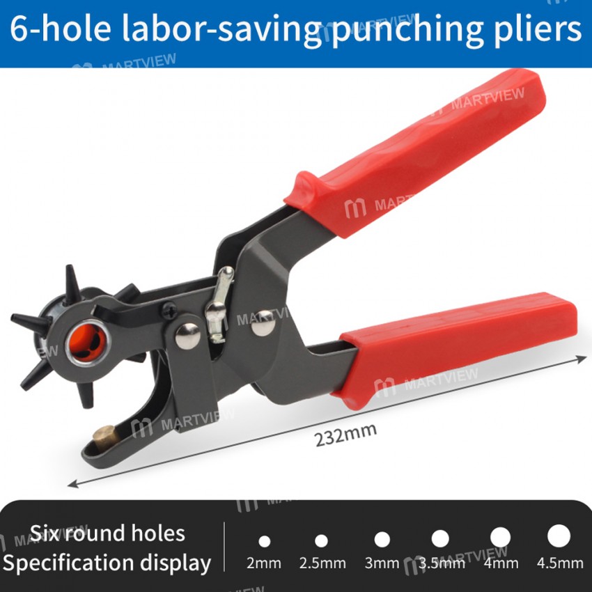 Luxianzi Household Leather Armor Manual Control Punch Plier
