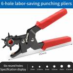 Luxianzi Household Leather Armor Manual Control Punch Plier