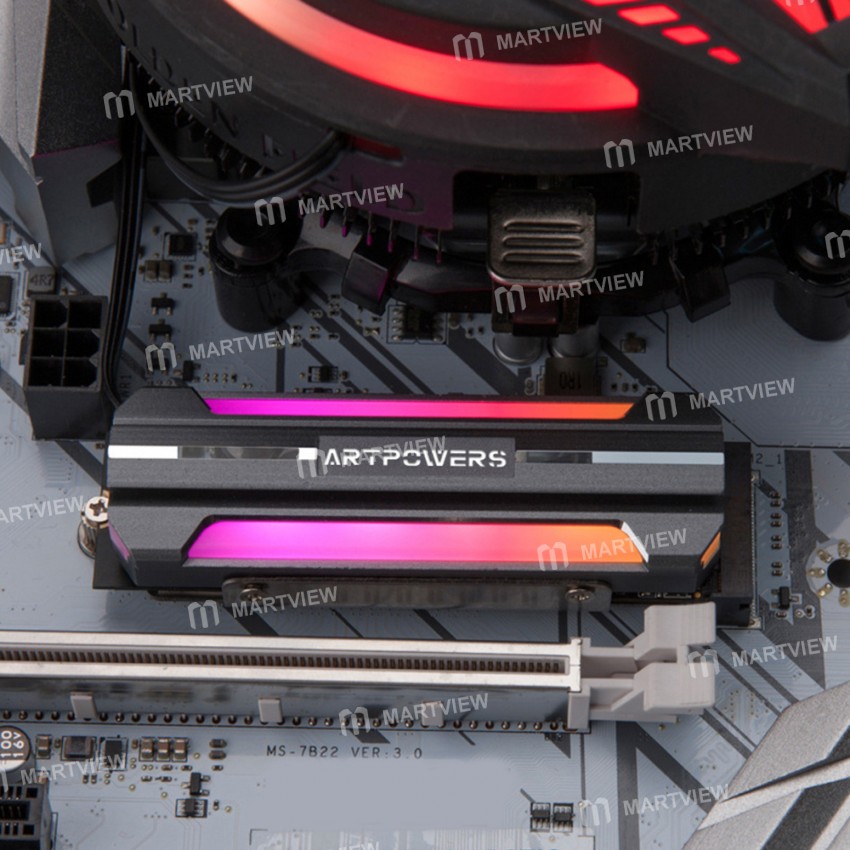 aluminum 5v-3pin-argb-m2-ssd-heatsink-support-m2-2280-nvme-ssd-8