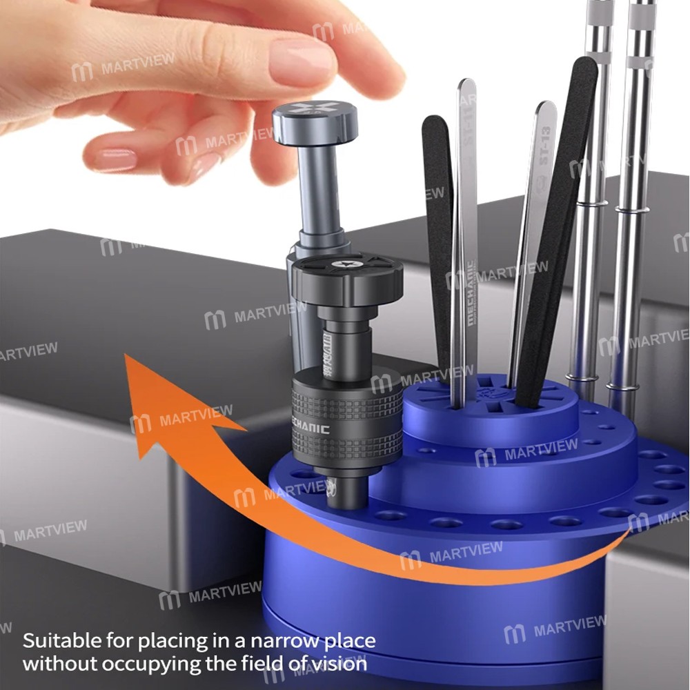 mechanic r38-multifunctional-rotating-plastic-storage-for-screwdriver-tweezers-heating-core-6