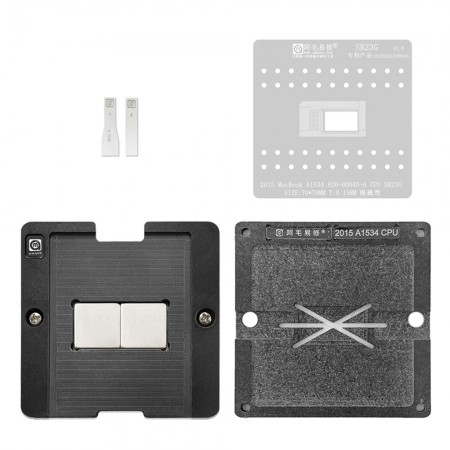 Amaoe 0.15mm SR23G CPU Reballing Stencil Plant Tin Steel Net for MacBook A1534