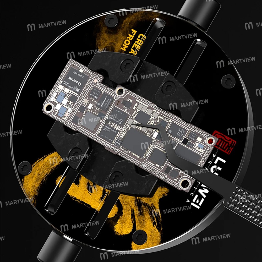 luowei lw-ap05-heat-insulating-ring-shaped-tempered-glass-motherboard-repair-fixture-11