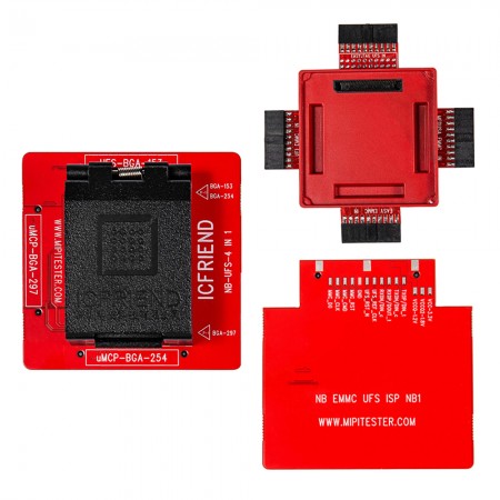 IC Friend NB-UFS 4 in 1 Adapter Support UFS-BGA-153 / uMCP-BGA-254 / uMCP-BGA-297
