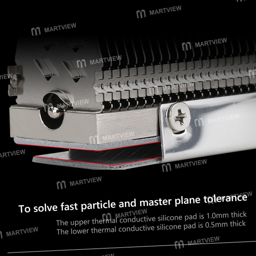 M.2 HR-09 2280/2280 Pro SSD Hard Disk Cooler for Desktop Computer