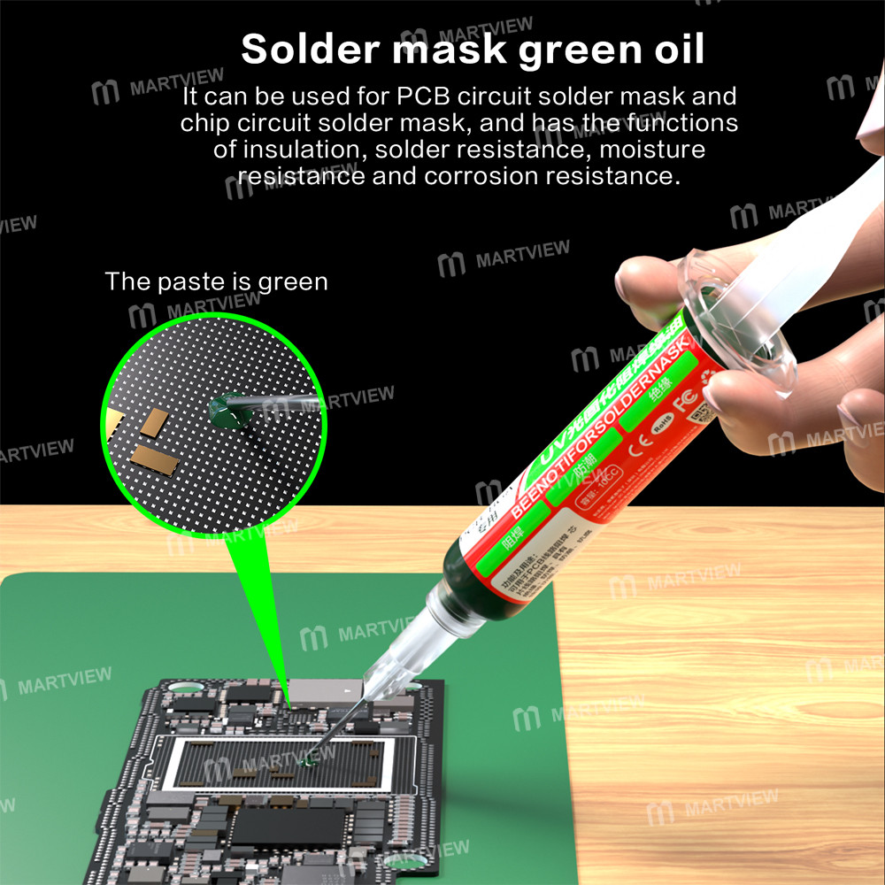 i2c quick-drying-type-solder-mask-white-oil-solder-mask-green-oil-dedicated-motherboard-jumper-wire-