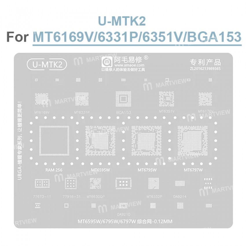 amaoe 012mm-u-mtk-series-cpu-comprehensive-bga-reballing-stencil-for-mtk-cpu-3
