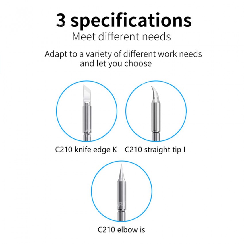 MaAnt C210 Cartridges Universal C210-002 / 018 / 020 Solder Iron Tips for JBC Sugon T26