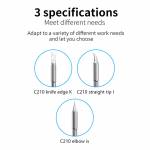 MaAnt C210 Cartridges Universal C210-002 / 018 / 020 Solder Iron Tips for JBC Sugon T26