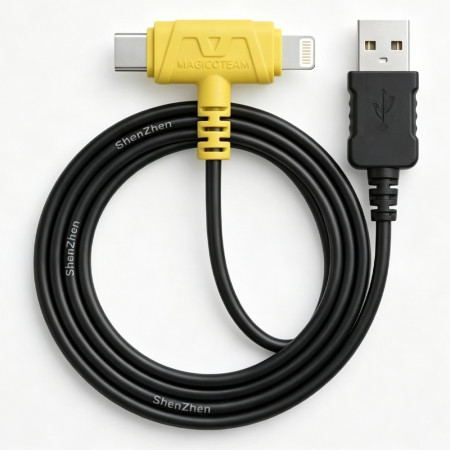 Magico Type-C + Lightning Data Recovery Cable for iPhone 5S to 17 Series / iPad / iPod