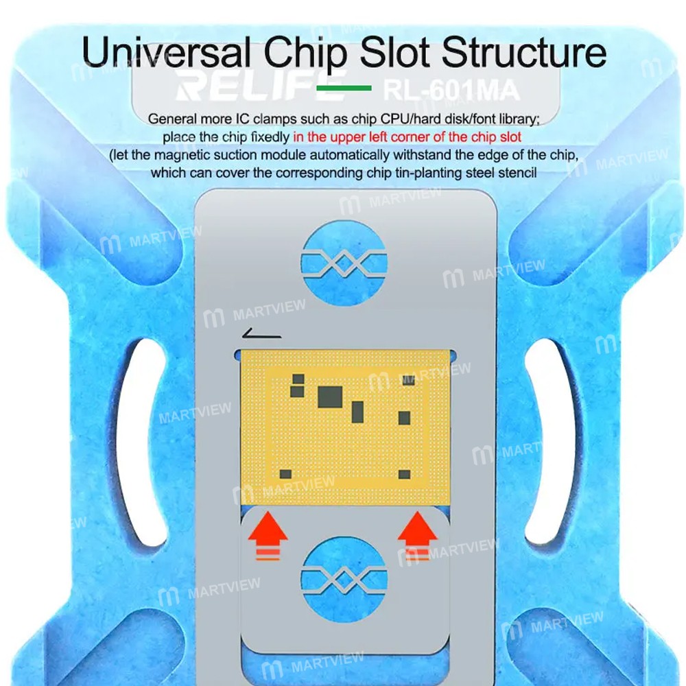 relife rl-601ma-iphone-cpu-lower-layer-tin-planting-platform-set-for-iphone-6-to-16pro-max-a8-to-a18
