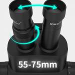 soptop 7060-ultra-7-60x-adjustable-zoom-trinocular-stereo-microscope-with-big-base-for-pcb-repair-9