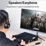 Vention CDRB USB2.0 to 3.5mm External Sound Card Audio Adapter for Phone/Computer/Laptop/PS4