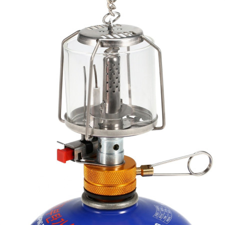 Outdoor Portable Camping Gas Lamp with Piezo Ignition and Mini Tent Light