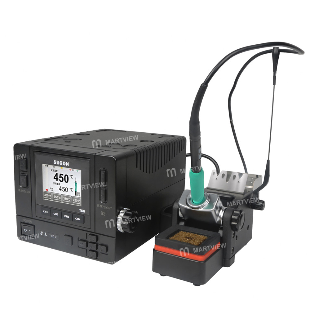 sugon t66-single-dual-station-smart-temperature-adjustable-digital-display-soldering-station-2