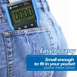 Sunshine DT-19N Mini Intelligent Digital Multimeter Temperature Measurement AC DC Resistance Tester