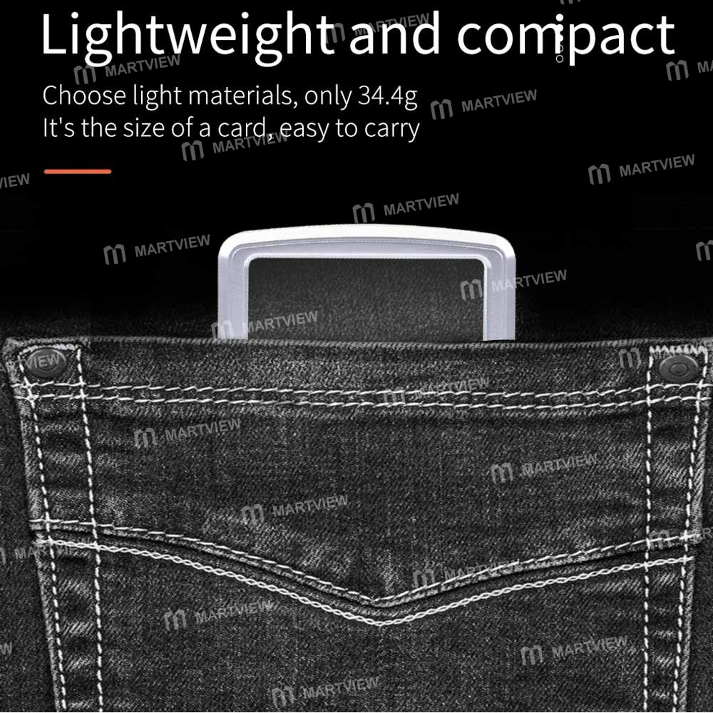 luxianzi portable-3x-6x-card-type-transparent-glass-magnifying-with-led-light-7