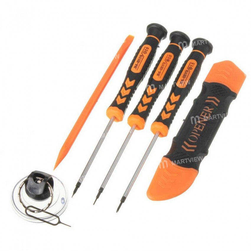 JAKEMY JM-I84 7 in 1 Professional Opening Tools Precision Screwdrivers Set for Mobile Phones Tablets