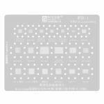 Amaoe 0.12mm IC Integrated BGA Reballing Stencil Platform Set for Qualcomm WTR/SDR-IF/RF