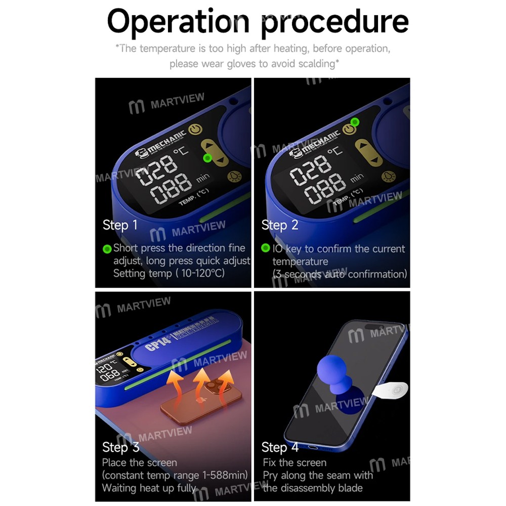 mechanic cp14-plus-14-inch-lcd-screen-separator-with-dust-detection-led-light-7