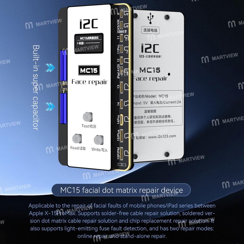 i2c mc15-dot-matrix-repair-instrument-for-iphone-x-to-15pro-max-ipad-pro-3-4-series-6