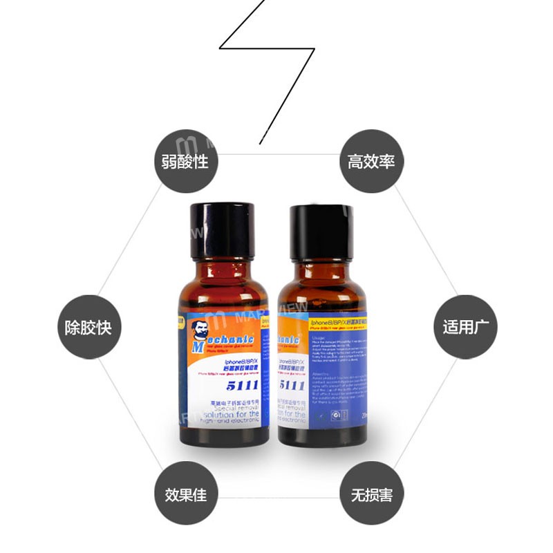 MECHANIC 5111 bottle for Back cover disassembly auxiliary liquid Remove Tool with Needle Tube 20ml