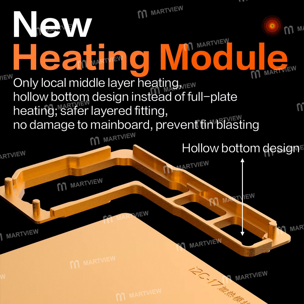 i2c t30-ceramic-heating-intelligent-desoldering-station-for-iphone-x-to-17pm-motherboard-repair-11
