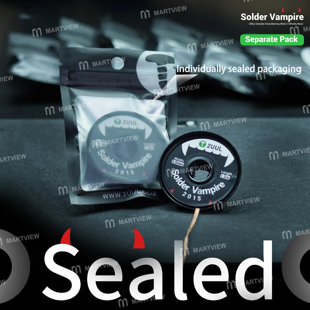 2uul dw-series-solder-vampire-2015-ultra-density-desoldering-wick-10rolls-box-separate-pack-9