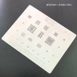 0.12MM Multi-Function MT6750 / MT6755V CPU BGA Reballing Stencil Plant Tin Steel Net for Meizu 3 / 3