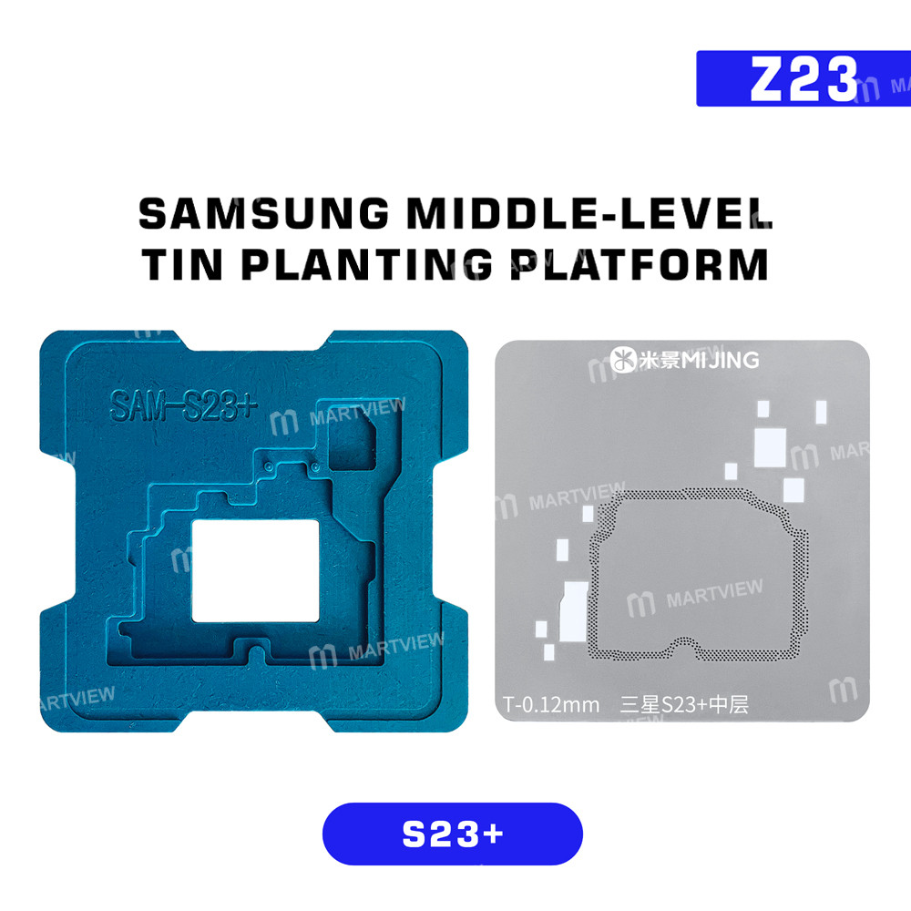 mijing z23-middle-level-tin-planting-bga-reballing-platform-set-for-samsung-galaxy-s20-to-s25-series