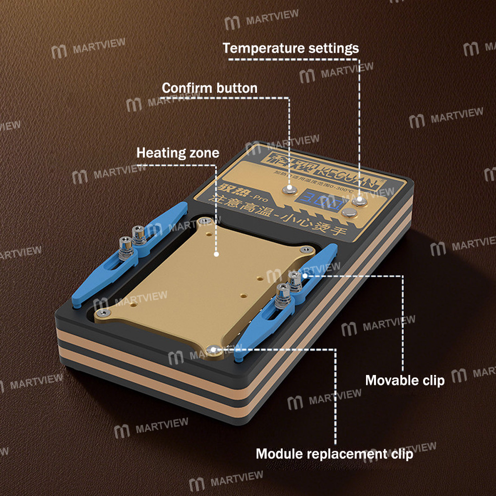 keguan motherboard-layer-intelligent-heating-desoldering-platform-for-iphone-11-to-17pro-max-14