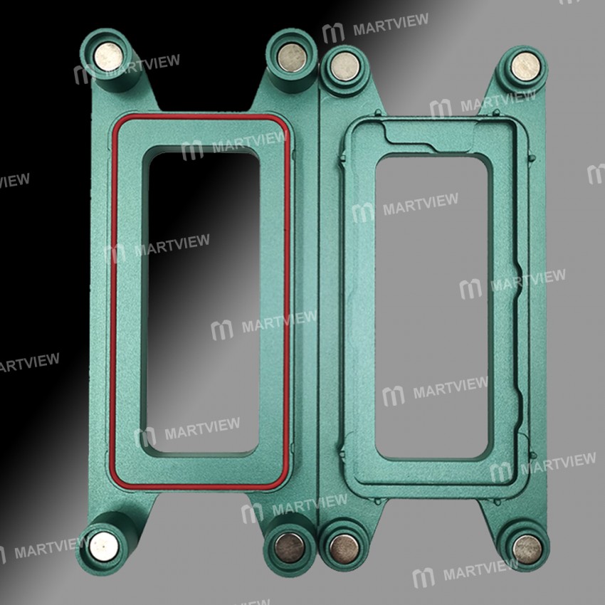 LCD Screen Frame Glue Holding Laminating Magnetic Clamping Frame Mould for iPhone X to 13 Pro Max