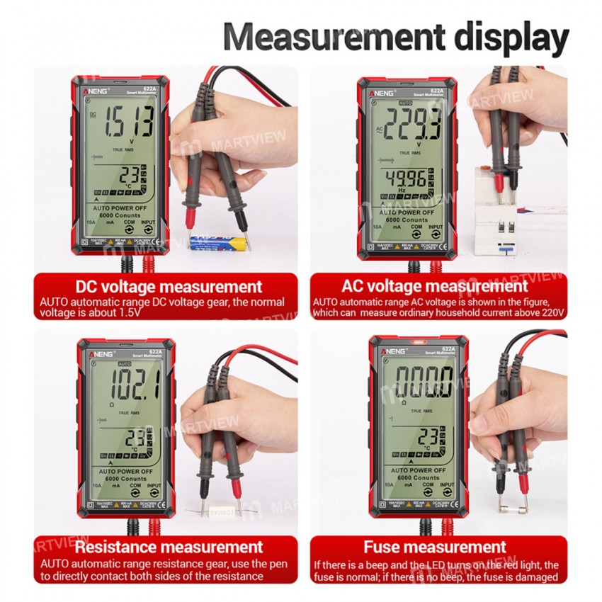 aneng 622a-multi-function-auto-range-intelligent-lcd-display-multimeter-6