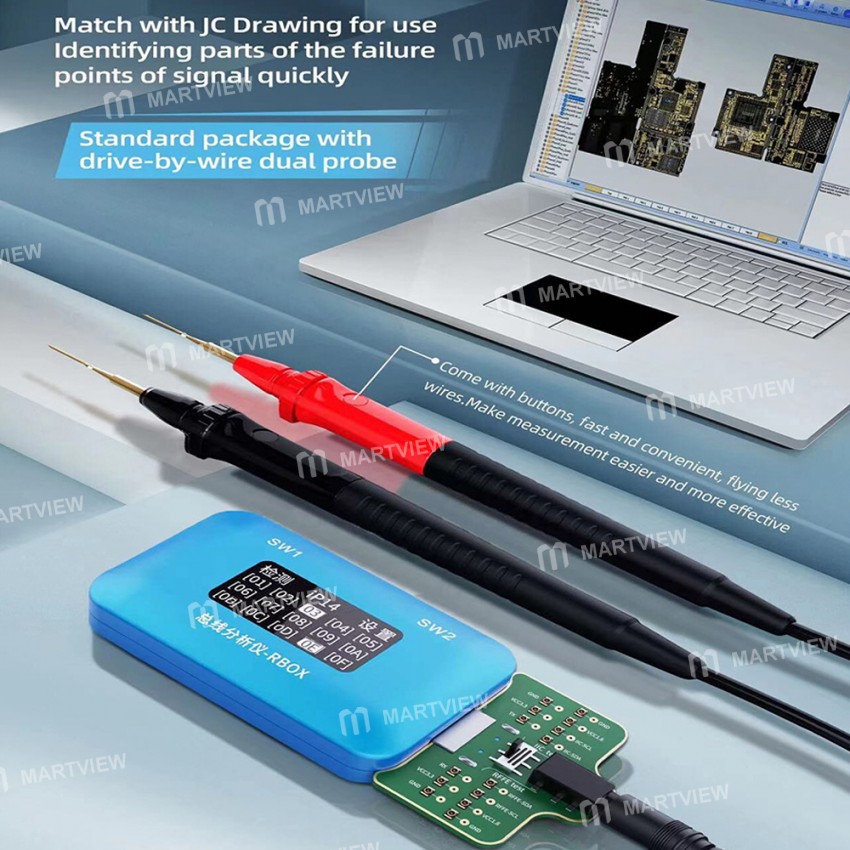 jcid rbox-bus-analyzer-for-iphone-and-android-signal-faults-detection-3