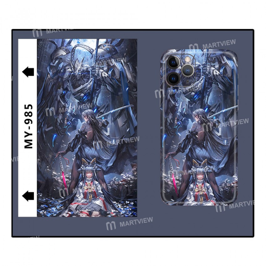 Universal 8inch Mobile Phone Animated Rainbow Color Back Film for Martview SP-01 Intelligent Cutting