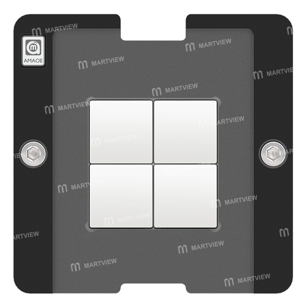 amaoe 012mm-motherboard-middle-layer-bga-reballing-stencil-platform-set-for-huawei-pocket-2-4