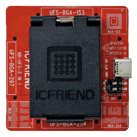 ICFriend NB-UFS-5 IN 1 (254 / 153 / 297) BGA Socket Adapter