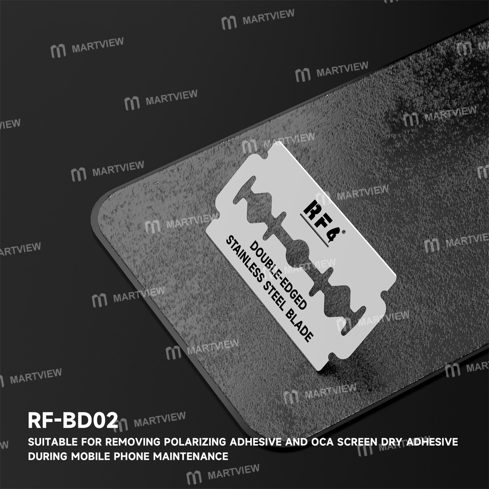 rf4 rf-bd02-sharp-stainless-steel-double-sided-blades-for-screen-frame-glue-removal-2