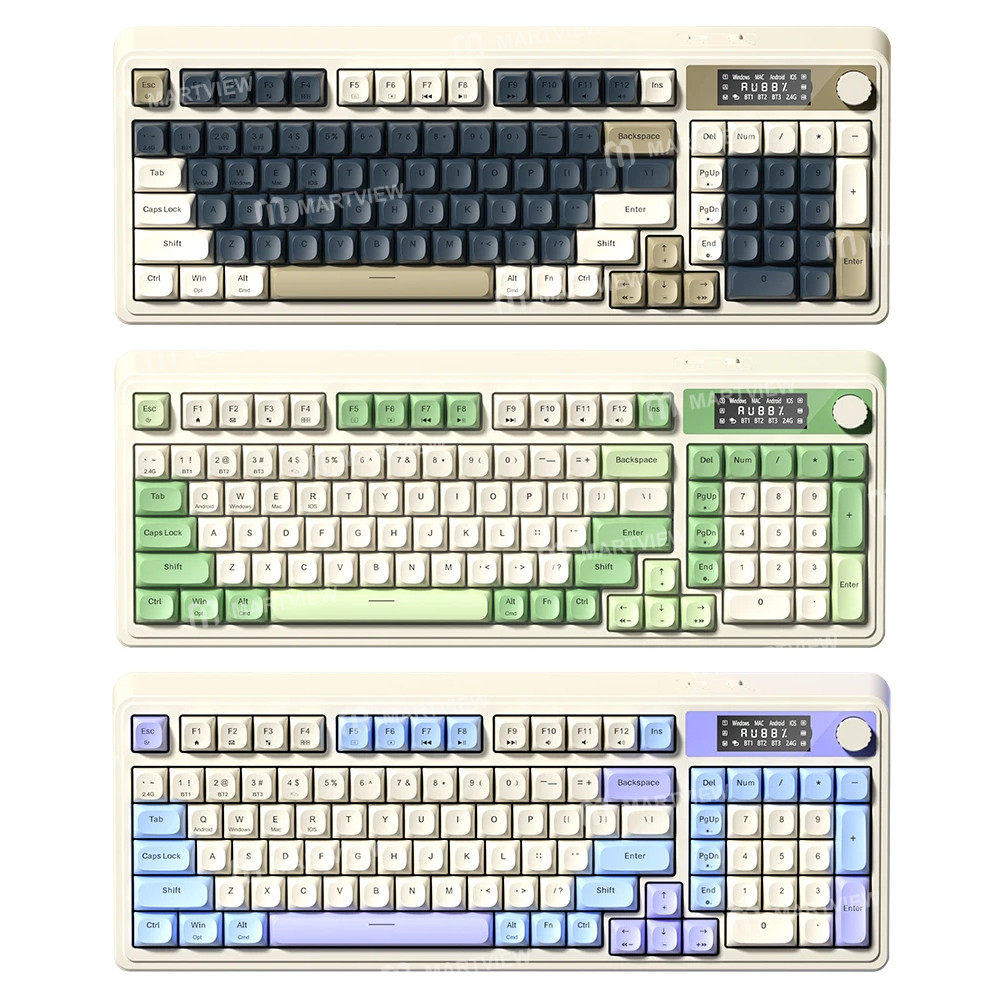 aula s99pro-bluetoothtype-c-wired24g-wireless-rgb-keyboard-with-digital-display-screen-1