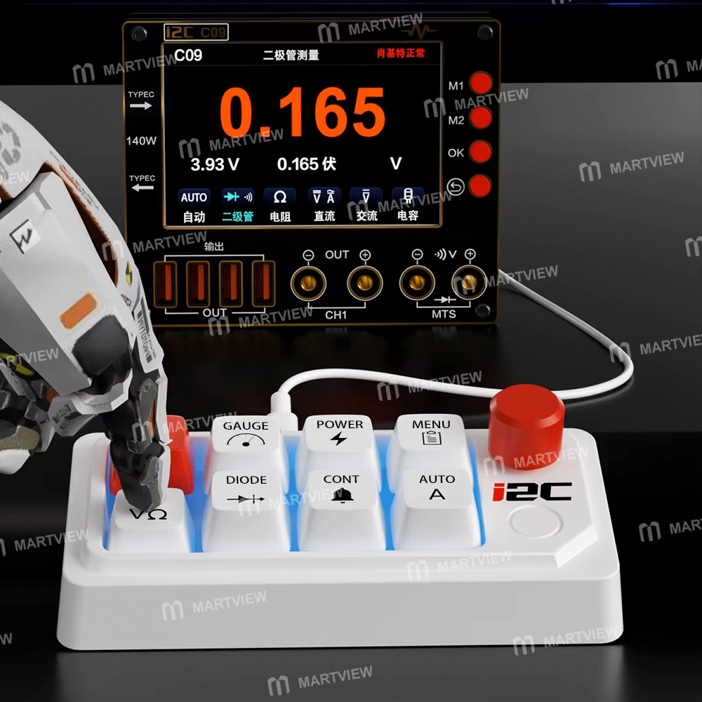 i2c k01-function-switch-keyboard-for-c09-c10-waveform-multimeters-function-switching-10