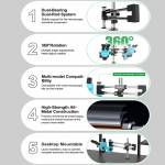 relife ms2-pro-universal-dual-bearing-dual-rod-microscope-stand-for-most-microscope-7