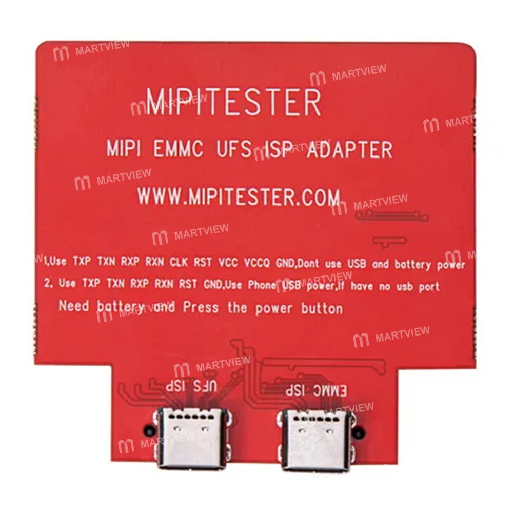 MiPiTester eMMC UFS ISP Adapter and Type-C Connection Kit for MiPi Tester Box Mini / Gear 2