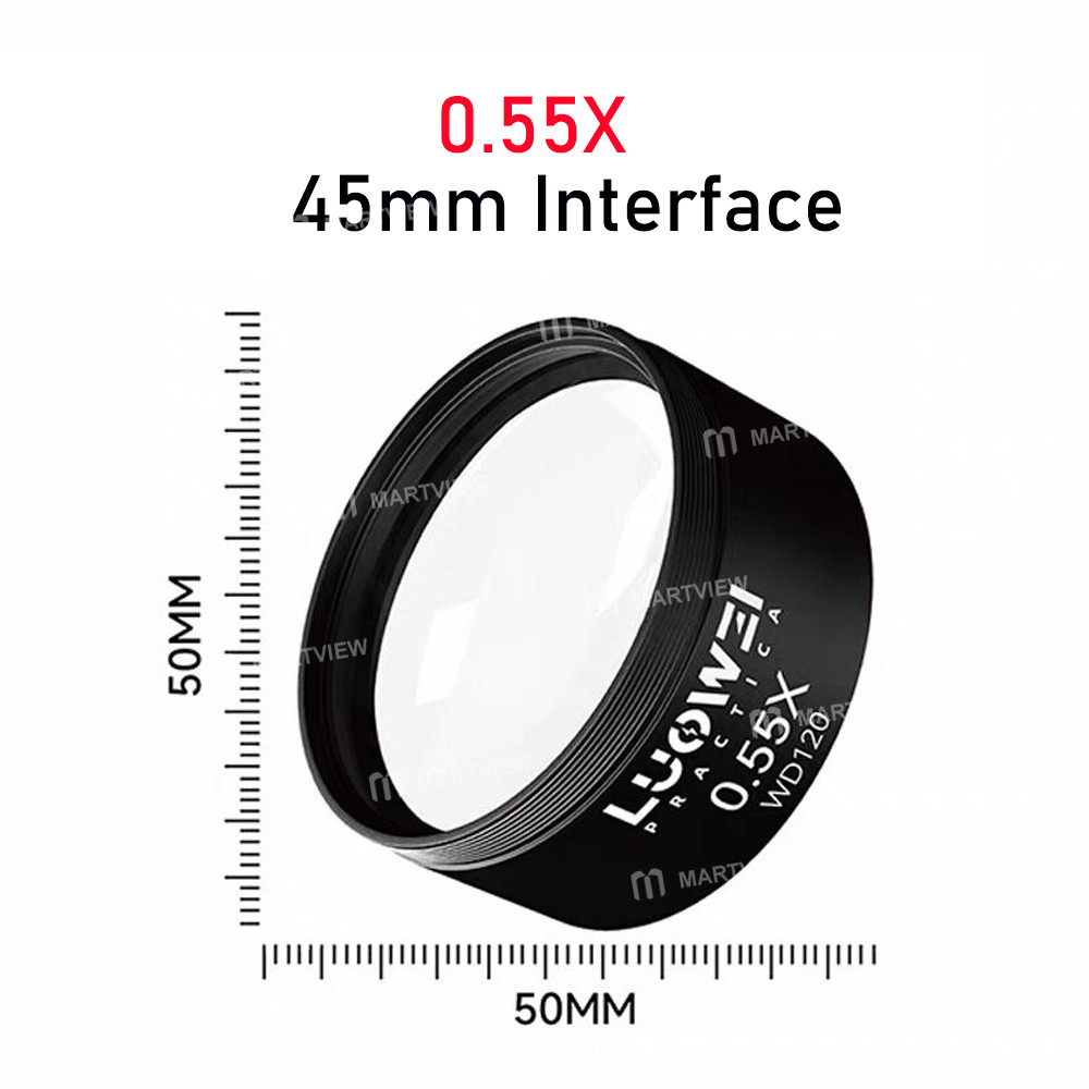 luowei wd120-055x075x-high-refractive-index-hd-microscope-auxiliary-objective-2