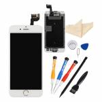 Replacement original LCD display touch screen for iPhone 6 with spareparts home button earphone came