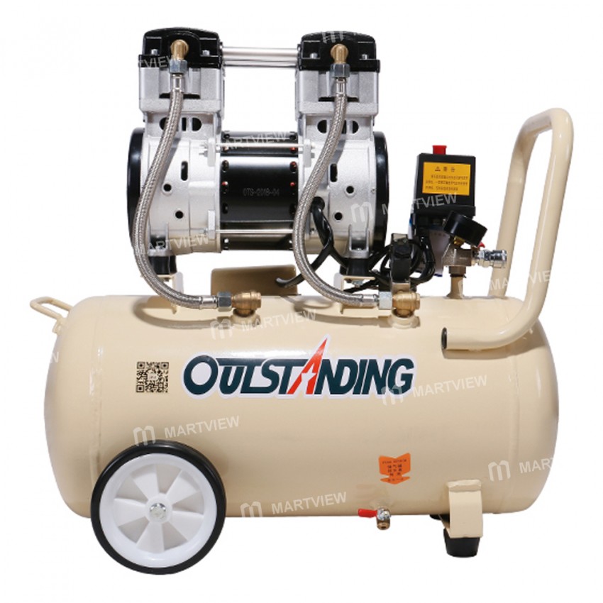 Outstanding Air Compressor Air Pump Inflatable Oil-free Wood Paint Spray Pump 220V - Gold