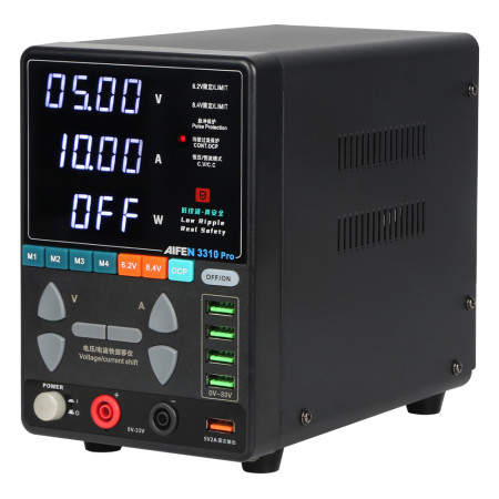 Aifen 3310Pro 33V / 10A 330W Low Ripple High Precision Adjustable Switching DC Power Supply