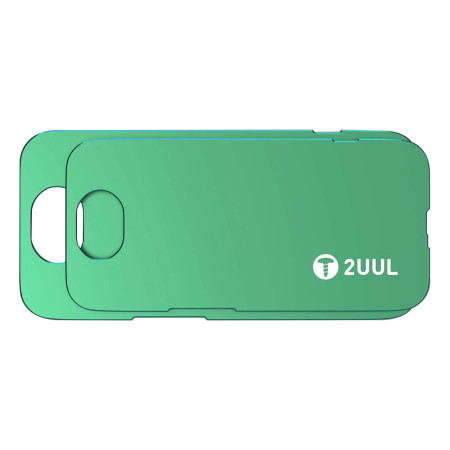2uul DA65 Back Cover Sealant Thermal Press Plate for iPhone 15 Pro / 15Pro Max - 2Pcs