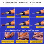 HiLDA JD5208 220V Mini Electric Grinder Jade Carving Polishing Micro Drill Engraving Pen Rotary Tool