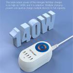 wlx 810c-140w-gan-6-in-1-pd-high-power-intelligent-desktop-charger-with-wireless-charging-2