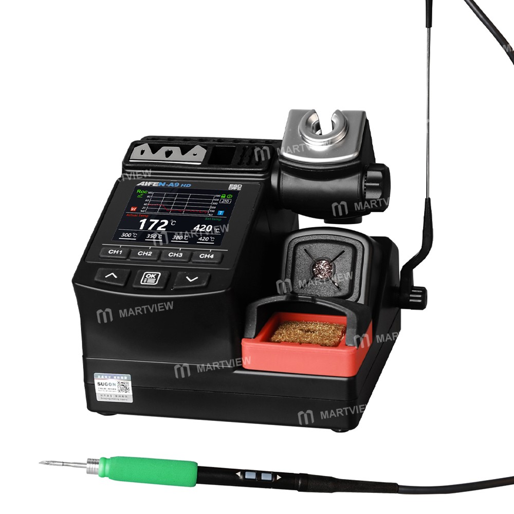 aifen a9-hd-180w-high-power-curve-mode-soldering-iron-station-compatible-with-c210-c245-handles-4